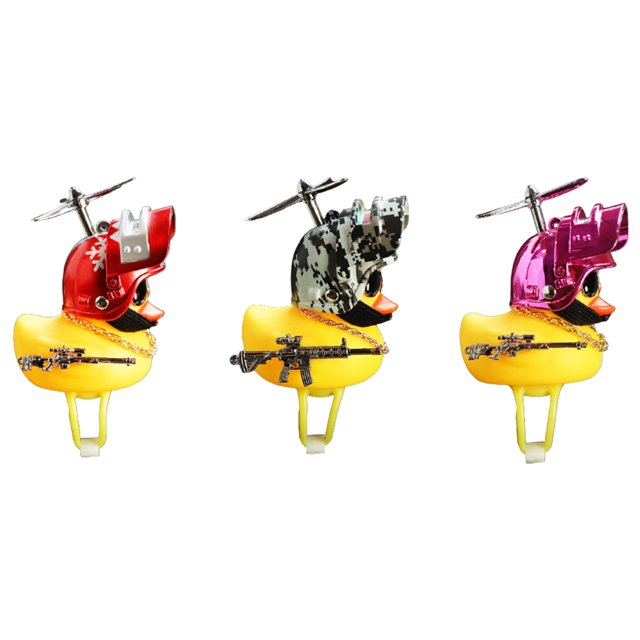 Adorno De Pato Para Manillar De Motocicleta, Adorno De Bicicleta Para Casco De Pato Amarillo Pequeño Sweethay OD015194-25