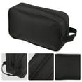 thumbnail image 4 of Unique Bargains 1 Pcs Portable Makeup Bag Toiletry Bag Cosmetic Organizer for Travel Oxford Cloth Black, 4 of 6