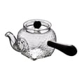thumbnail image 1 of Bouilloire en Verre Résistante à la Chaleur Théière Pratique (Transparente), 1 of 7