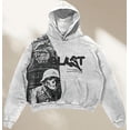 thumbnail image 3 of Men's Vintage Y2K Gothic Hoodie with Explosive Skull Print - Streetwear-Inspired Casual Hoodie for Bold, Trendy Look,XXXL,White, 3 of 3