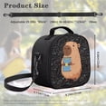 thumbnail image 6 of Yuyamidu Capybara Kids Lunch Box Large Capacity Insulated Lunch Bag Portable Handle Thermal Picnic Cool Bags Multifunctional for School Picnic Travel Hiking Camping, 6 of 6