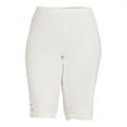 thumbnail image 4 of JMS Just My Size by Hanes Women's Plus Size Pull on Bling Tab Capri Pants, Sizes 0X-4X, 4 of 6