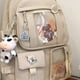 thumbnail image 3 of Mochila con colgante Kawaii y accesorios, linda mochila para estudiantes, hermosa mochila de viaje, mochila escolar Harajuku para chicas adolescentes., 3 of 5