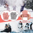 thumbnail image 4 of kurtrusly 2a Set Of 2 Cotton Multi-Function Touch Gloves On Tablet Sensitive Touch Grey+Pink, 4 of 6