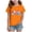 Orange, variant on WUANDIXFA Kid Shirts Usa 250th Anniversary Shirt Patriotic T Shirts for Kids Girls July 4th Tops 7-8 Years,Purple
