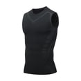 thumbnail image 1 of Chaleco moldeador de verano para hombre, camisa sin mangas, ropa moldeadora de compresión ajustada, camisetas sin mangas, moldeador de cuerpo, chaleco de seda de hielo transpirable, 1 of 5