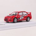 thumbnail image 1 of LMLF 1:64 Lancer Evolution Alloy Model Car Red flowers, 1 of 5