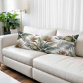 thumbnail image 2 of Green Palm Leaves Body Pillow Cover 20 x 54 Inch Decorative Pillow Cover Seaside Summer Botanical Tropical Lumbar Pillowcase Seasonal Rectangle Cushion Case for Couch Sofa Bed Living Room, 2 of 9