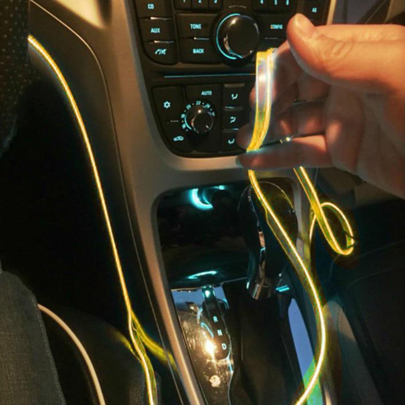 DIY Elegnt Car Interior Decor Home Fiber Optic Lights Ambient Lamp For All Cars 