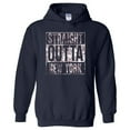 thumbnail image 4 of Straight Outta New York - New York Baseball Hometown Pride Hoodie - Small - Navy, 4 of 6