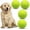 Yelllow, variant on Magicorange Large Tennis Balls for Dogs, 4 Pack 4 Inch Big Tennis Ball Pet Chew Toy Large Balls for Outdoor/Indoor Sports(Multicolor, 4 Pack)