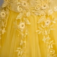 thumbnail image 6 of 3-14T Girls Bridesmaid Wedding Maxi Dresses Prom Dress, Uccdo Princess Flower Girl Tulle Dress Pageant Ball Gown Party Swing Dress, 6 of 8