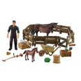 thumbnail image 1 of de Caballo Modelo Animal de Acción Juguete de Escena de Cobertizo de Caballo - B Sunnimix Mobiliario, 1 of 4