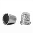 thumbnail image 7 of 10pcs Plated Metal Thimbles Strong Durable for Sewing Protect Fingers, 7 of 7