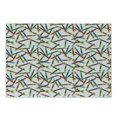 thumbnail image 1 of Crayon Cutting Board, Continuous Childish Pattern of Cartoon Drawn Painting Crafts on Plain Background, Decorative Tempered Glass Cutting and Serving Board, in 3 Sizes, by Ambesonne, 1 of 2