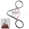 thumbnail image 3 of Pinza para cutículas Macs, quirúrgica profesional, acero inoxidable, 10 cm, 3 of 7