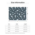 thumbnail image 2 of Throw Blanket for Couch, ice cream hat sunglasses Super Soft Fuzzy Comfy Warm Throw Blanket, Cuteness Lightweight Cozy Plush Flannel Blanket & Throws for Sofa and Bed All Season, 2 of 5