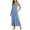 Light Blue, variant on Summer Dresses for Women 2026 Solid Color Crew Neck Sleeveless Long Dress Casual Beach Vacation Dresses