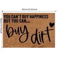 thumbnail image 3 of HBFAGFB Entry Rug Letter Printed Cute Doormats Comfort Kitchen Mats for Floor Easy to Clean Khaki One Size, 3 of 8