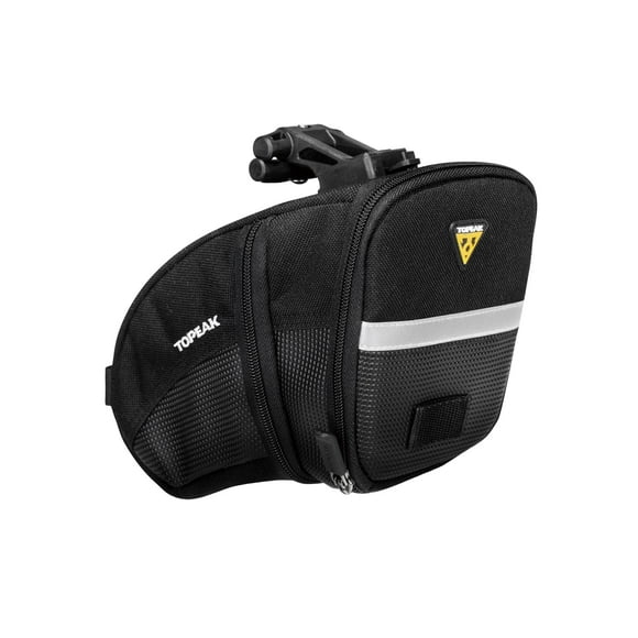 Topeak Aero Wedge Pack, w/ Fixer F25, Medium , Black