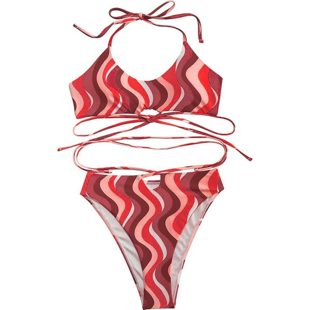 SOOMLON 2023 One Piece Bathing Suit for Women Tummy Control Bikini