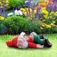 thumbnail image 1 of POINTERTECK Creative Funny Drunk Gnome Dwarf Statue Resin Craft Decorations Christmas Table Ornament, 1 of 3