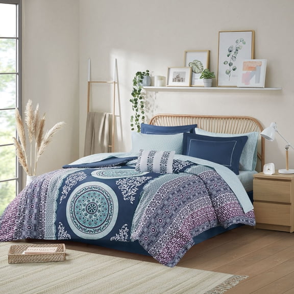 Loretta Boho Comforter Set with Bed Sheets 95855