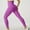 Hot Pink, variant on Sakmal Red Leggings Women Buttery Soft Scrunch Butt Running High Waisted Yoga Pants Workout Full Solid Leggings