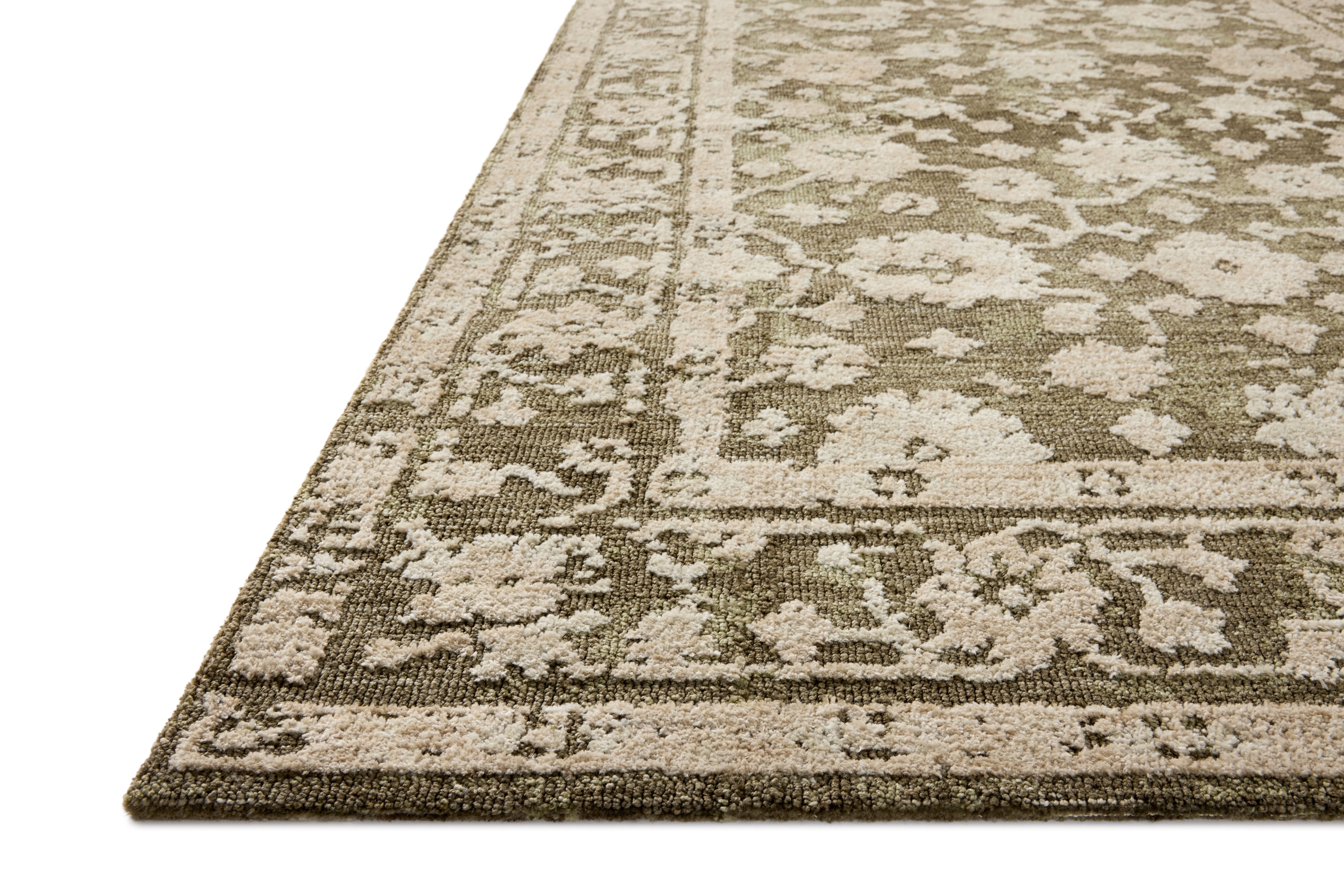 Loloi Percival Moss / Natural 18" x 18" Sample Area Rug