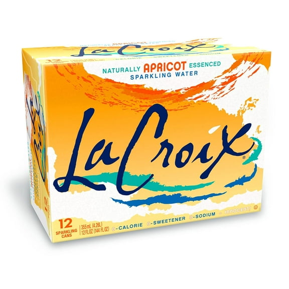 LaCroix Apricot Sparkling Water - 12pk/12 fl oz Cans, 12 / Pack (Quantity)