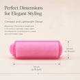 thumbnail image 3 of Topboutique 36 Pieces Foam Sponge Hair Rollers Flexible Sleeping Curlers Soft Hairdressing Curlers, 20 mm Mini Foam Hair Styling Curlers for Adults and Kids (Pink), 3 of 7