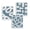 Tide Pool Blue, variant on Stasher Swedish Reusable Kitchen Dishcloths, Washable, 3 Pack, Absorbent, Floral, 7x8 in