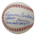 thumbnail image 2 of Negro League Legends Multi Signed Baseball 7 Signatures BAS LOA AA13297, 2 of 4
