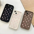 thumbnail image 2 of Tulip Flower Fine Hole All Inclusive Lens Phone Case, Soft Silicone, Small Fresh Design, Sweet Girls Love, for iPhone 15 14 13 12 11 Pro Plus XS XR X 7 8 Phone Case (Red,iPhone 11 Pro Max), 2 of 7