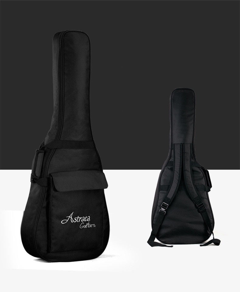 Folk Acoustic Guitar Gig Bag Case PU Padded Waterproof for 39 40 41 inch