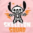 thumbnail image 3 of Lilo & Stitch - Skeleton Squad - Toddler And Youth Girls Raglan Graphic T-Shirt, 3 of 5