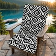 thumbnail image 4 of Outdoor High Back Chair Cushion, Water-Resistant Seat and Back Pad with Ties, Comfortable Portable Cushion for Patio Garden and Camping, 4 of 4