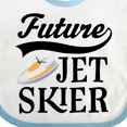 thumbnail image 4 of Inktastic Future Jet Skier Water Sports Boys or Girls Baby Bib, 4 of 4
