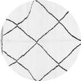 thumbnail image 1 of Ahgly Company Indoor Round Solid Gray Modern Area Rugs, 4' Round, 1 of 4