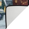 thumbnail image 5 of SKYSONIC Winter Christmas Moon Non-Slip Area Rug, New Year's City Floor Carpet Comfort Floor Mats Decor for Indoor Front Porch,Living Room, Bedroom,Kitchen,72"x48", 5 of 5