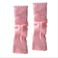 thumbnail image 3 of ITFABS Women Leg Warmers, Solid Color/Rainbow Stretch Knitted High Socks, 3 of 9