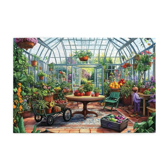 500 Piece Garden Plants Jigsaw Puzzle Adult Puzzle Challenging & Fun Activity Home Decor Unique Artwork Great Gift Idea