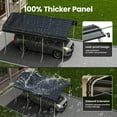 thumbnail image 5 of TIME RAY 10x15 Ft Carport, Heavy Duty Metal Car Port, All-Weather Protection, Easy Assembly for Cars, Trucks, Boats, Tractors, and Outdoor Storage, 5 of 8