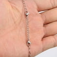 thumbnail image 4 of Naler 10Pieces Stainless Steel Necklace Bracelet Extender Chain Set for Adult DIY Jewelry Making - Silver,Unisex, 4 of 8