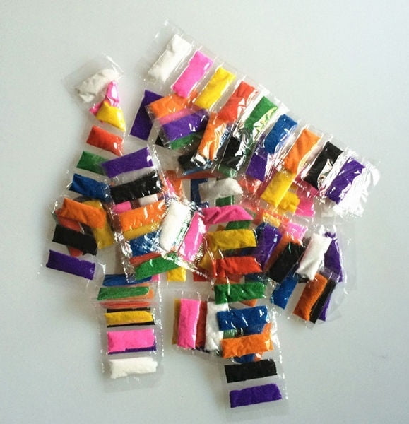 lzndeal 1Pcs 9 Bag In 1 Art Sand Kids Craft Toy Kit Colored Sand Kid Painting Toy