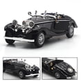 thumbnail image 5 of 1:28 Escala Pullback Diecast Metal Antiguo Modelo Clásico Coches Regalos de Juguete Coleccionables (Longitud Negra 6.5In/16.8Cm), 5 of 5