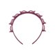 thumbnail image 1 of Sonducket Diadema Unisex Alice para hombre y mujer, banda deportiva para el pelo, aro de Metal, flequillo doble, horquilla para el pelo, accesorio para el Accesorio para el cabello Violeta, 1 of 1