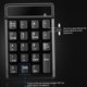 thumbnail image 2 of KKmoon Teclado Numérico Inalámbrico 2.4Ghz Sentimiento Mecánico Teclado Numérico 19 Llaves Irfora  Teclado, 2 of 6