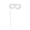 Hand‑Held Mask-C, variant on Mardi Gras Mask, Venetian Masquerade Mask On Stick, Half Face Hand‑Held Costume Mask for Halloween Party, Carnival, Mardi Gras, Prom, Photo Booth, Fancy Dress Cosplay Accessory for Evening Events