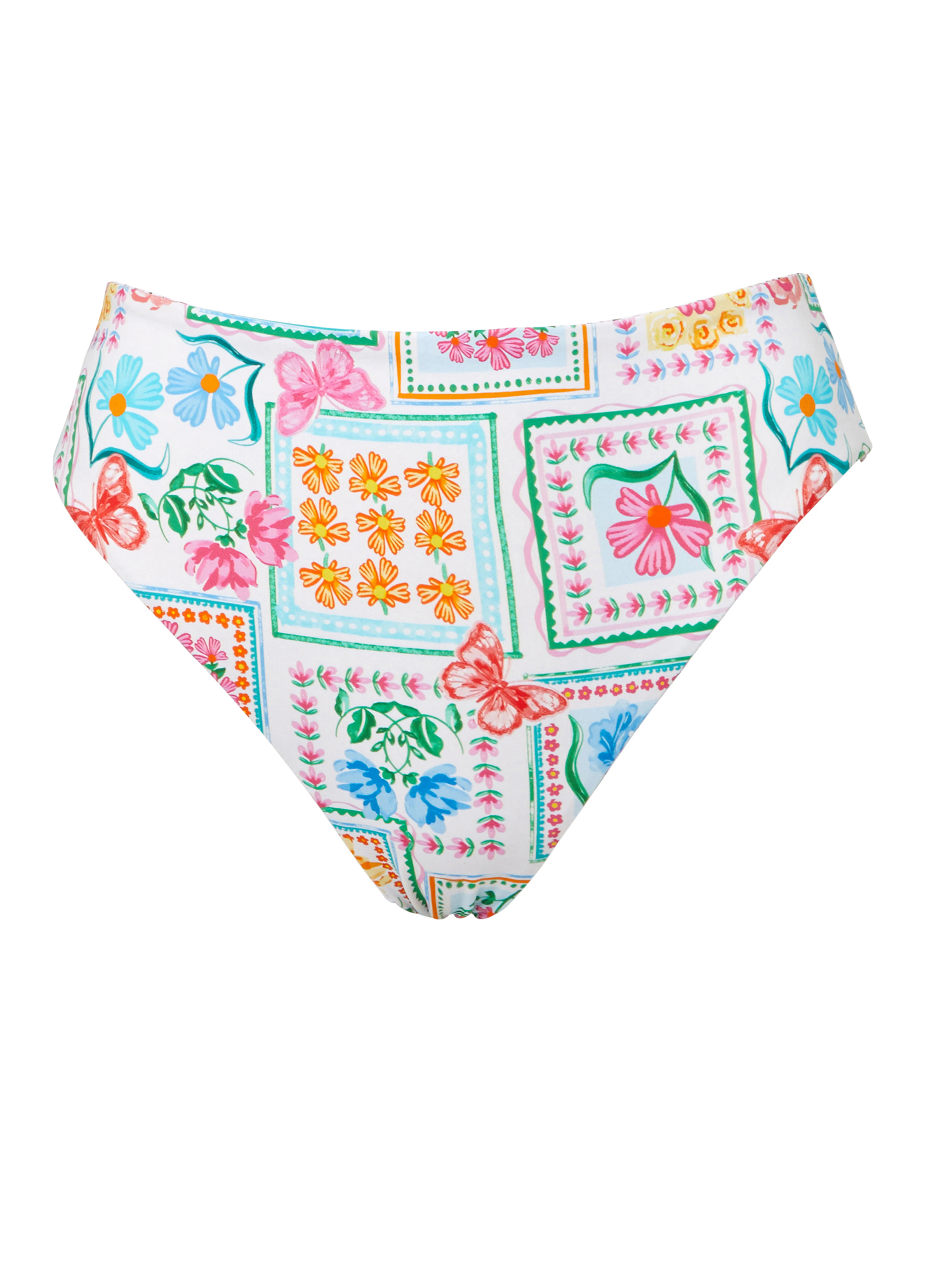 Jessica Simpson Women's Reversible High Waisted Bikini Bottoms, Sizes XS-2XL